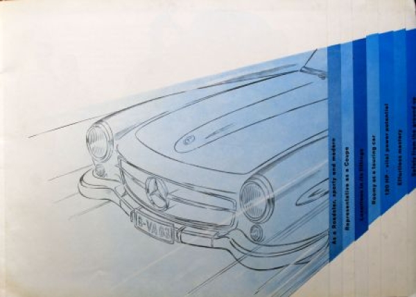 Mercedes-Benz 190 SL Modelprogram 1958 Carbrochure (4312)